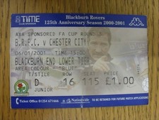 06/01/2001 Ticket: Blackburn