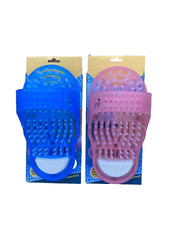 Blue & Pink Happy Feet Foot