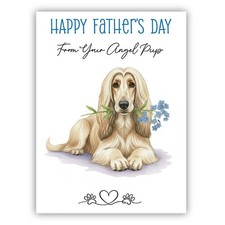 Afghan Hound Father’s Day