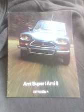 Citroen Ami 1971 Car Sales Brochure