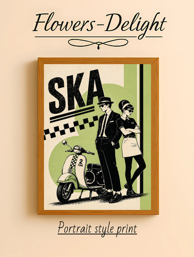 Ska mod wall - , print