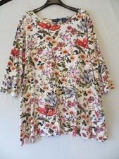 ARTSCAPE FLORAL T SHIRT SIZE 3XL UK 24