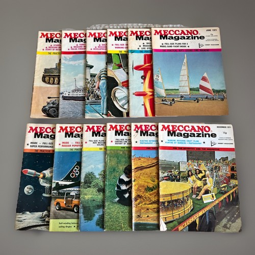 Meccano magazines 1971 - meccano,