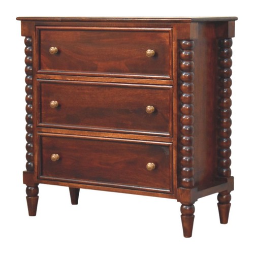 Spindle winewood chest - spindle, of