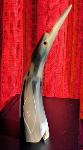 Bird sculpture hand crafted - hand,