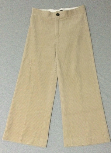 Zara corduroy cropped wide - zara,