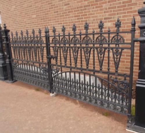 Gilberton cast iron driveway - cast,