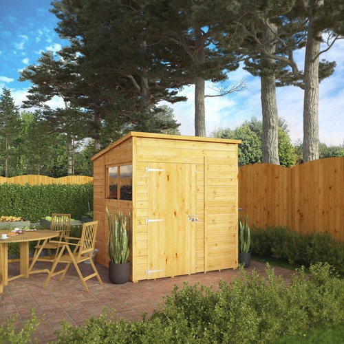 6x6 wooden garden shed - shed, shiplap