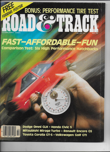 Road track magazine usa - road,