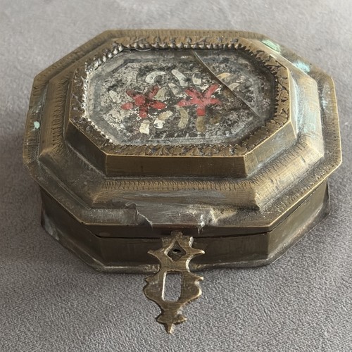 Antique indian brass betel - antique, nut