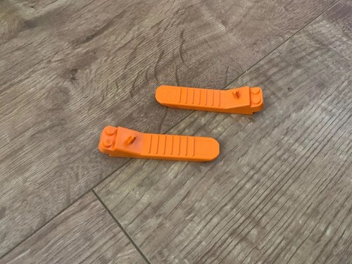 Lego orange brick and axle - lego,