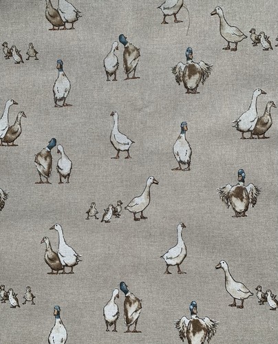 Fabric panels geese print - geese,