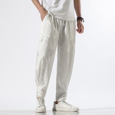 Men Long Pants Harem Trousers