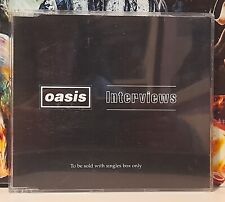 OASIS : Interviews - 1996 Creation Records CD from Singles box set