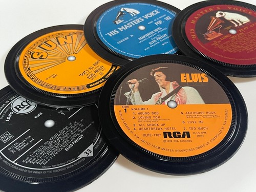 Elvis presley coasters sun - 5,
