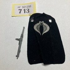 GI Joe Action Force Figure Dr Mindbender 1986 CAPE & WEAPON ONLY Vintage Genuine