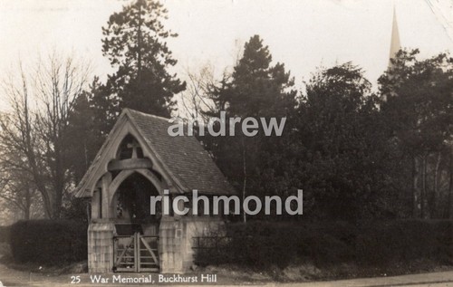 Buckhurst hill war - buckhurst,
