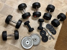 Jordan Fitness / Olympus dumbbell set and plates
