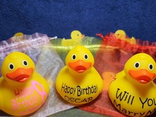 Personalised Yellow Rubber