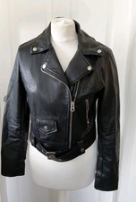 Bershka Pvc Leather Effect  Jacket Size  M Ladies Jacket