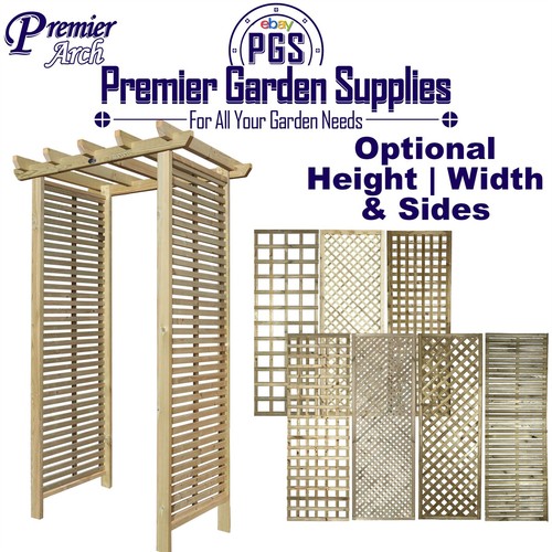 Premier arch wooden garden - arch,