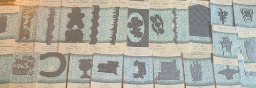 Signature dies designed - signature, by