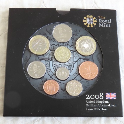 2008 royal mint brilliant - uk,