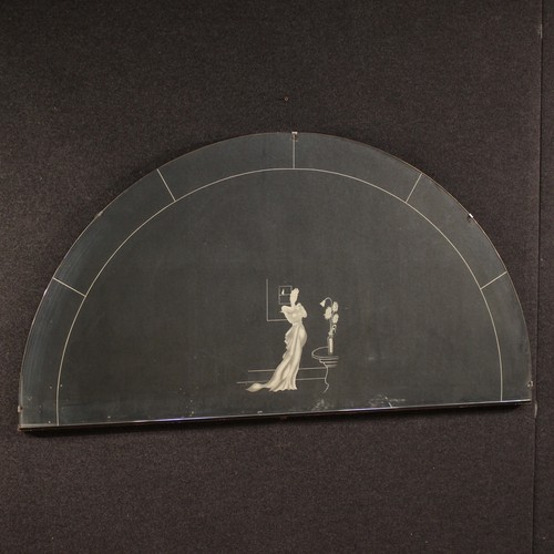 Italian crescent mirror - crescent,