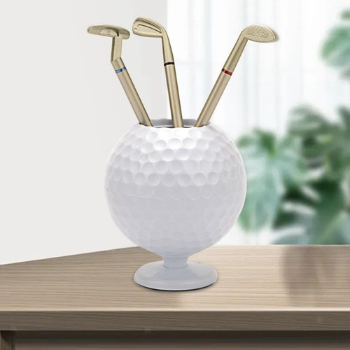 Stylish golf ball pen holder - golf,