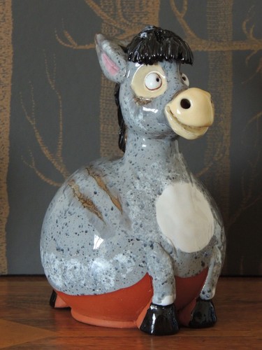 Donkey studio pottery figurine - donkey,