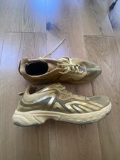 ** Rare Acne Studios Buzz Sneakers Gold Men’s Size UK 9  /  EU 43 **