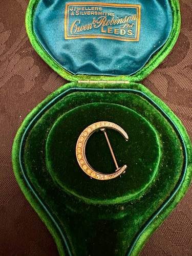 Vintage paste crescent moon - vintage,