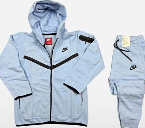 Nike tech tracksuit boys blue - tracksuit,