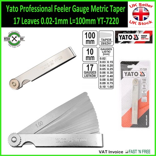 Yato professional feeler - feeler, gauge