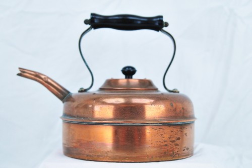 Vintage copper kettle - vintage,