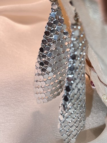 Retro style chainmail silver - style,