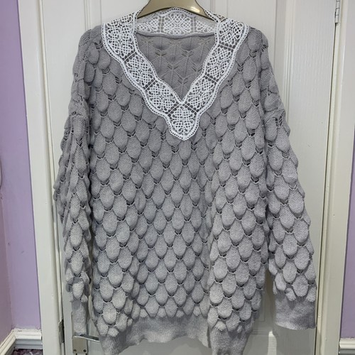 Bnwot unusual steel grey lace - bnwot,
