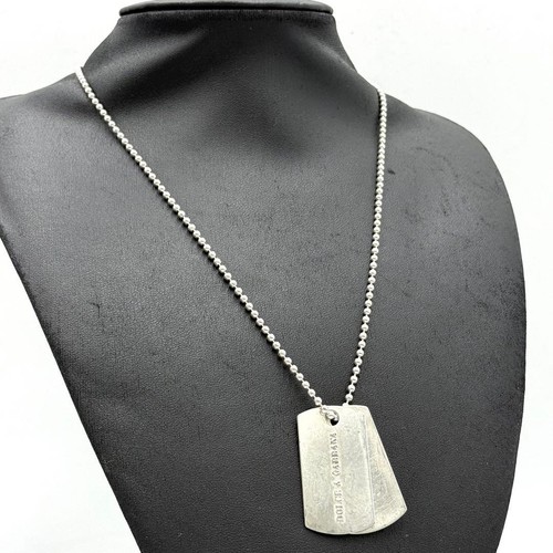 Dolce gabbana dog tag - dog, necklace