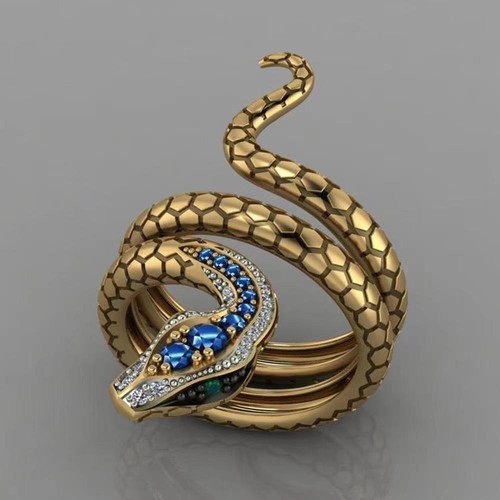 Womens snake ring diamond - womens,