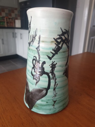 Handcrafted vase oriental - vase.,