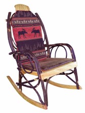 Amish Hickory Rocking Chair