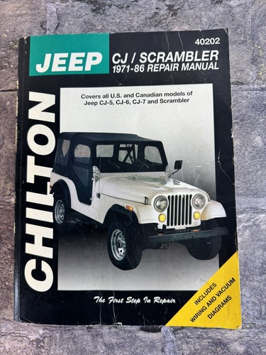 Chilton jeep scrambler - jeep, cj/scrambler