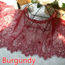 Sheer Lace Mesh Fabric Edge