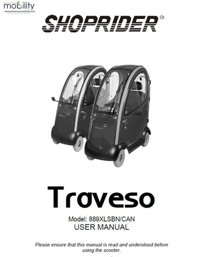 Shoprider traveso mobility - traveso,
