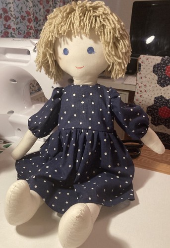 Rag doll sewing - doll, pattern
