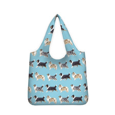ROUGH COLLIE DOG FOLDABLE TOTE