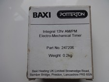 Baxi,Main, Potterton Integral 12/24 Hour AM/PM l Timer 247206 NEW & BOXED