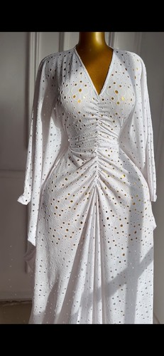 Women lace kaftan long - kaftan,