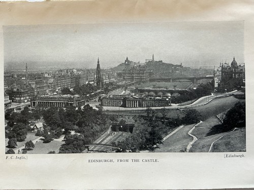 Edinburgh 1950 vintage - vintage, photo