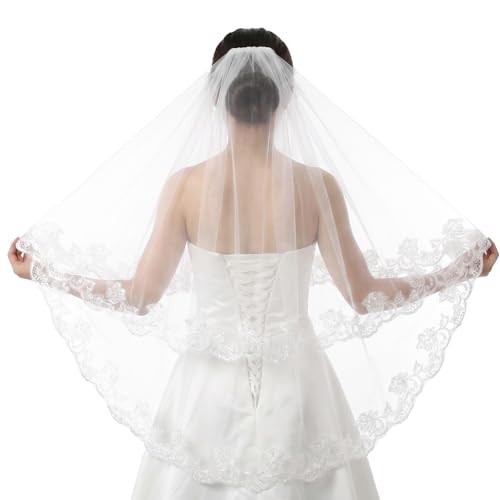 White lace bridal wedding - bridal,